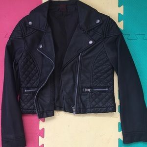 Kids Biker Style Genuin Leather Jacket